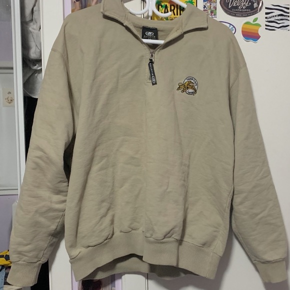 Vintage Tigers Football Quarterzip - Picture 3 of 3